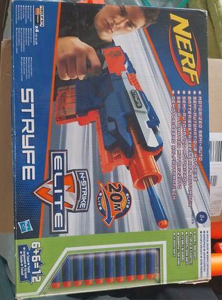 Lote 4 pistolas Nerf X-Shot 2 chalecos y puntos 