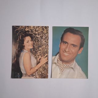 POSTALES ANTIGUAS Carmen Sevilla y Manolo Escobar
