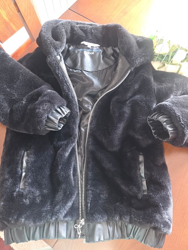 Cazadora pelo Boboli negra