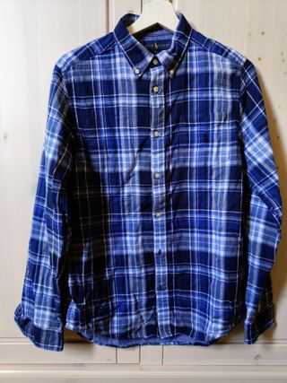 Camicia Ralph Lauren XL reversibile blu