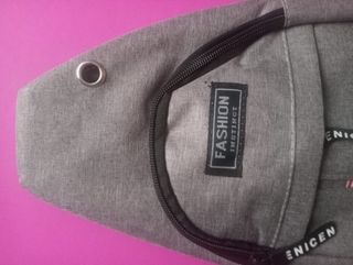 Bandolera Gris - Bolso Pecho