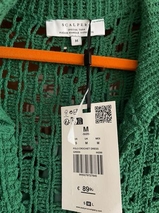 Vestido Scalpers verde Talla M