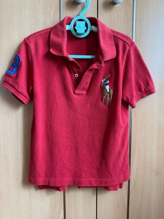 Polo Ralph Lauren niño rojo T4