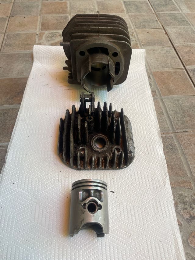 Cilindro, pistón y culata Vespino