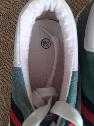 Zapatillas plataforma verdes

