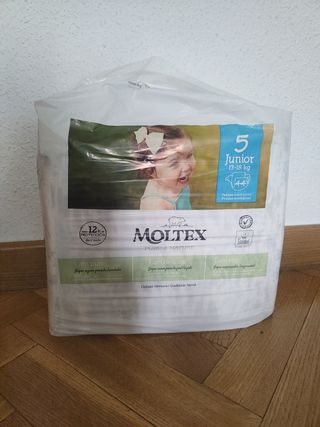 220 Pañales Moltex Pure&Nature Junior 5 (13-18kg)