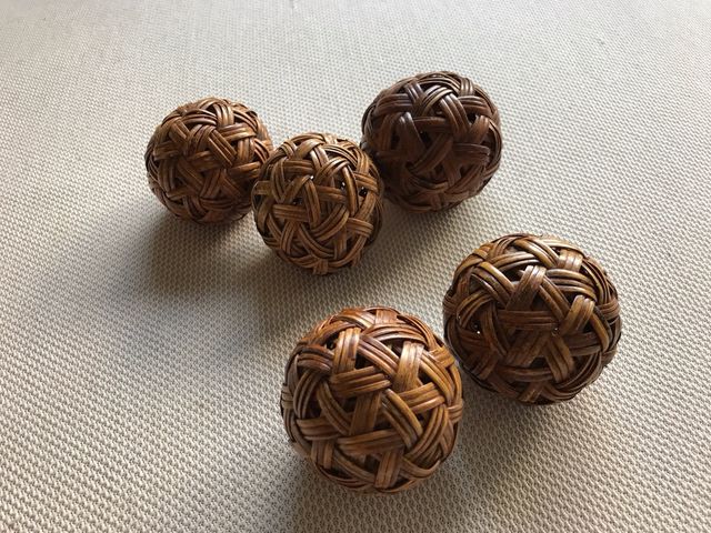 5x Bolas Ratán - Decoración Thai