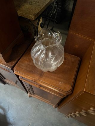 Vaso vetro soffiato trasparente