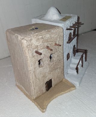 2 Casas Pesebre 21x14x17cm