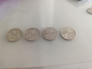 3 Monedas Franco 1966 plata