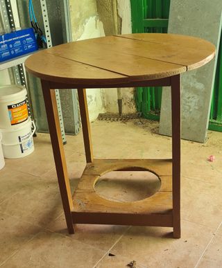 Mesa camilla brasero madera