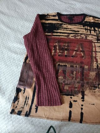 Jersey Custo Barcelona L - Beige/Marrón