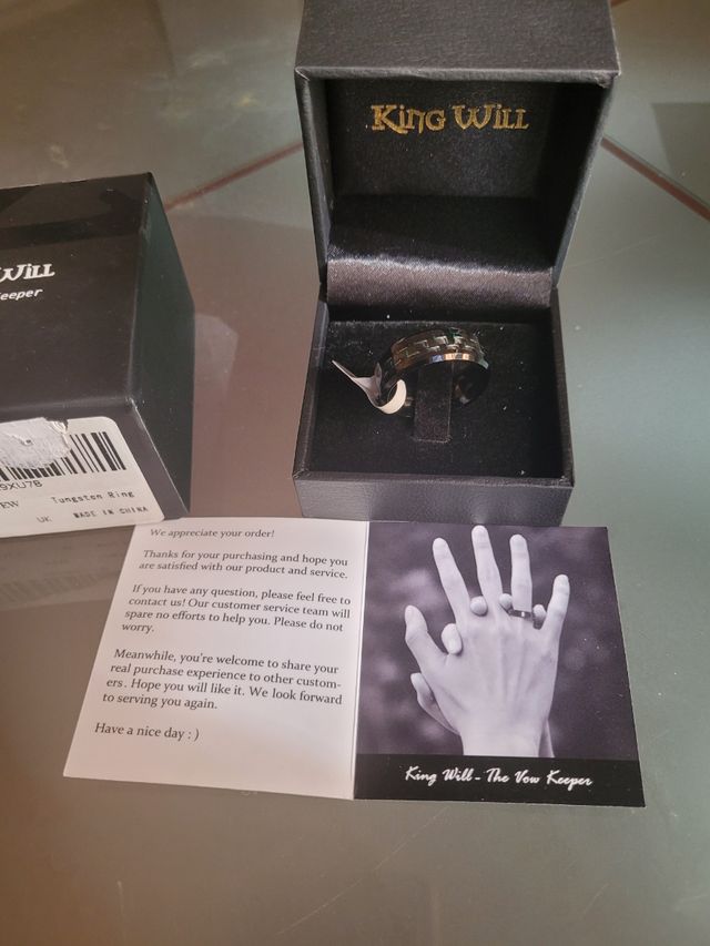 Anillo King Will - Negro y Verde, talla 10.5
