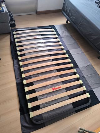 Somier FLEX Gris - Metal y Madera