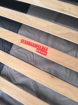 Somier FLEX Gris - Metal y Madera