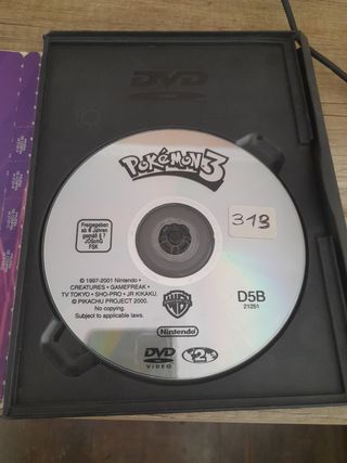 DVD Pokémon 3: El hechizo de los Unown