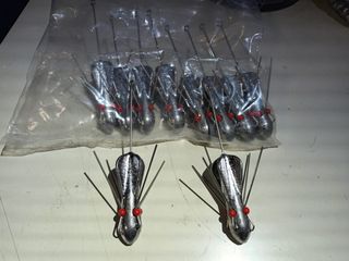 10 Plomos de Grapa Pesca