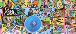 Juego de parchis y oca vintage de los años 80
