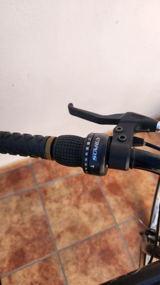 Bicicleta de paseo negra