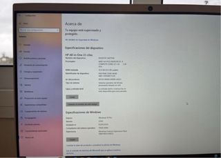 HP All-in-One 22" Blanco
