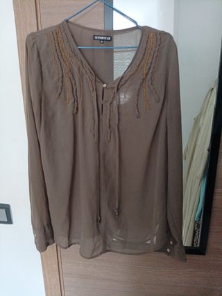 Blusa marrón Superstar - Talla M