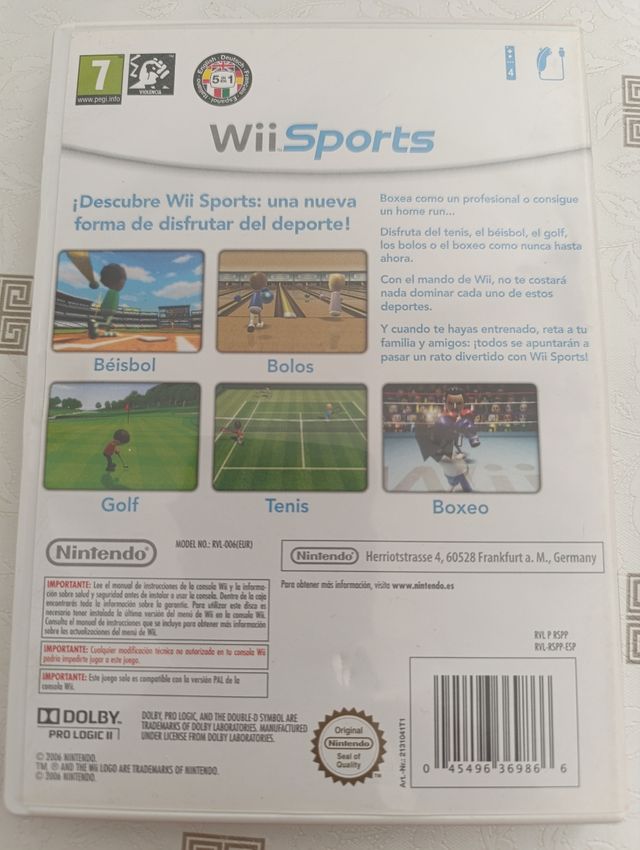 Wii Desporto - Nintendo Wii
