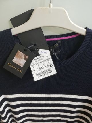 Jersey rayas Massimo Dutti.