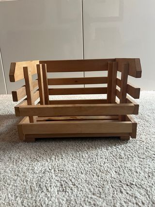 Caja madera almacenaje 37x24x30cm