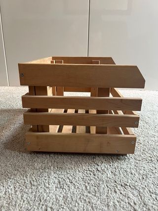Caja madera almacenaje 37x24x30cm