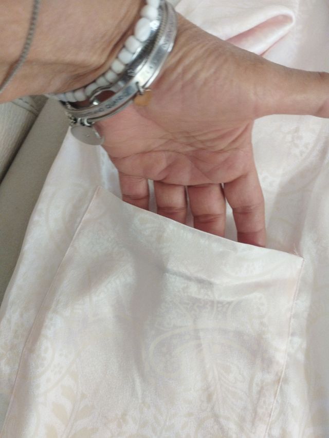 Pigiama donna rosa e bianco