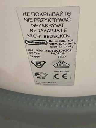 Radiador DeLonghi Rapido