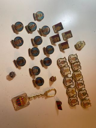 Pins, llavero y chapa Barça