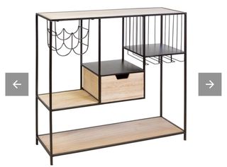 Estantería vintage hierro-madera