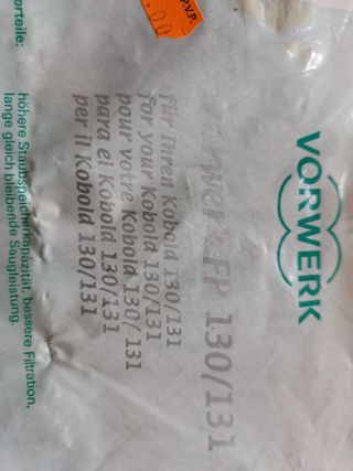 Bolsa aspiradora Vorwerk FP131