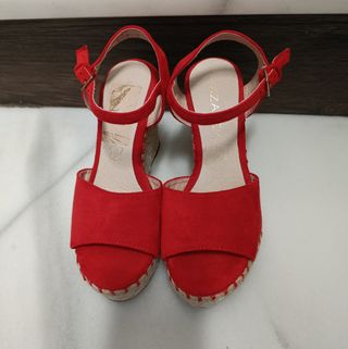 Espadrilles rojas mujer