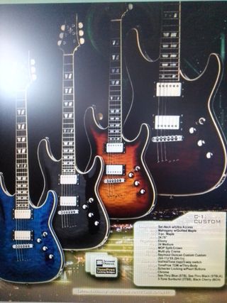 Guitarra eléctrica Schecter C-1 Custom