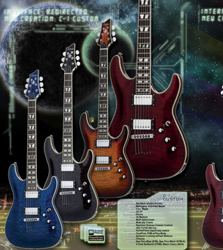 Guitarra eléctrica Schecter C-1 Custom