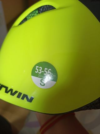 Casco bici niño/a talla S. Decathlon. 
