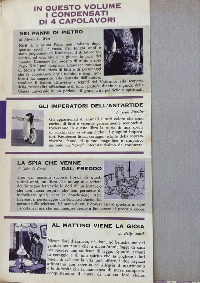 Reader's Digest - Selezione del libro 1965 4 racc.