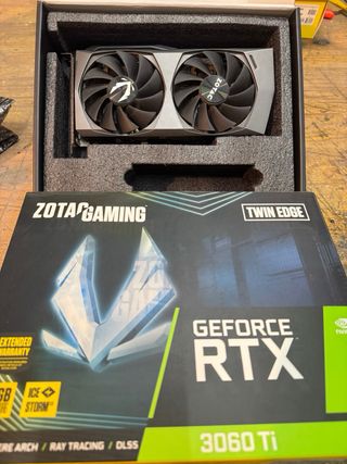 2x ASUS 3060 Ti
4x ZOTAC RTX 3060 Ti Twin Edge OC