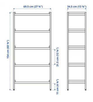 DESCATALOGADA Estantería IKEA blanca y beige
