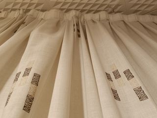 Cortinas lino beige, REGALO