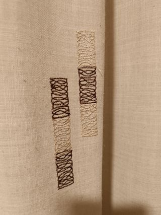 Cortinas lino beige, REGALO