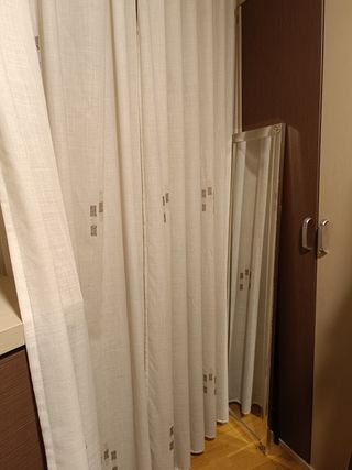 Cortinas lino beige, REGALO