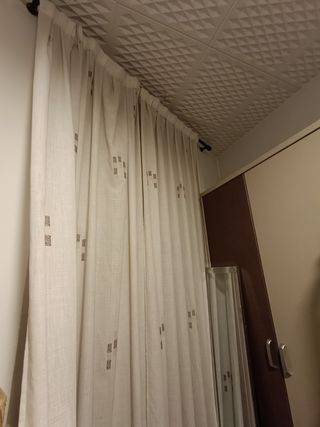 Cortinas lino beige, REGALO