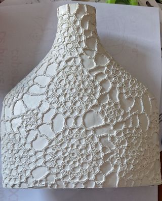 Vaso Ceramica Bianco Decorativo