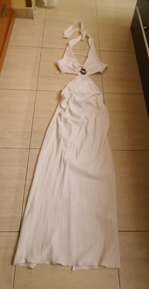 Vestido blanco Zara - talla S