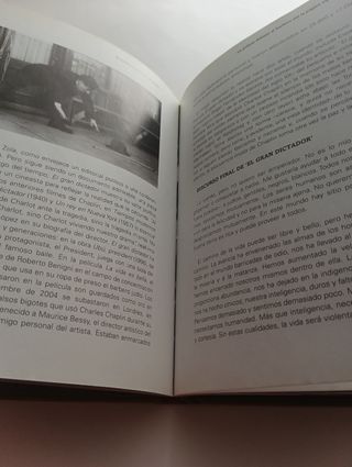 Libro El gran dictador Chaplin Charlot