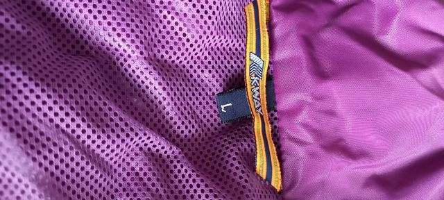 Chaqueta K-Way morada talla L