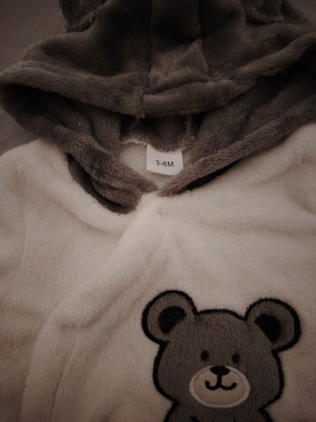 Pijama bebé 3-6m, suave y cálido